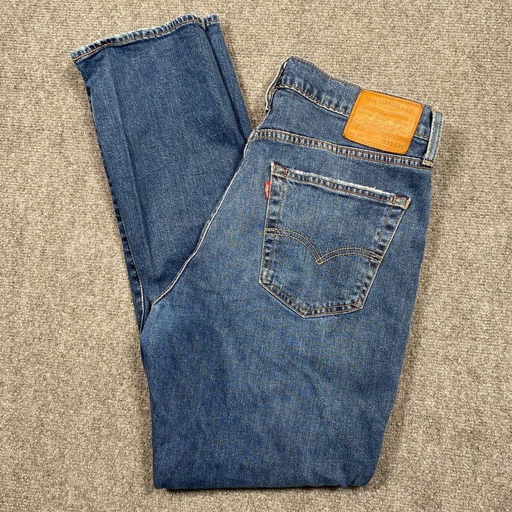 Levis Premium 541 Jeans Mens 30x30‎ Blue Denim Pants Athletic Taper Medium Wash